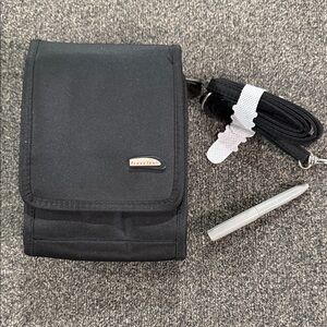 NWT Travelon Black Compact passport Crossbody Bag